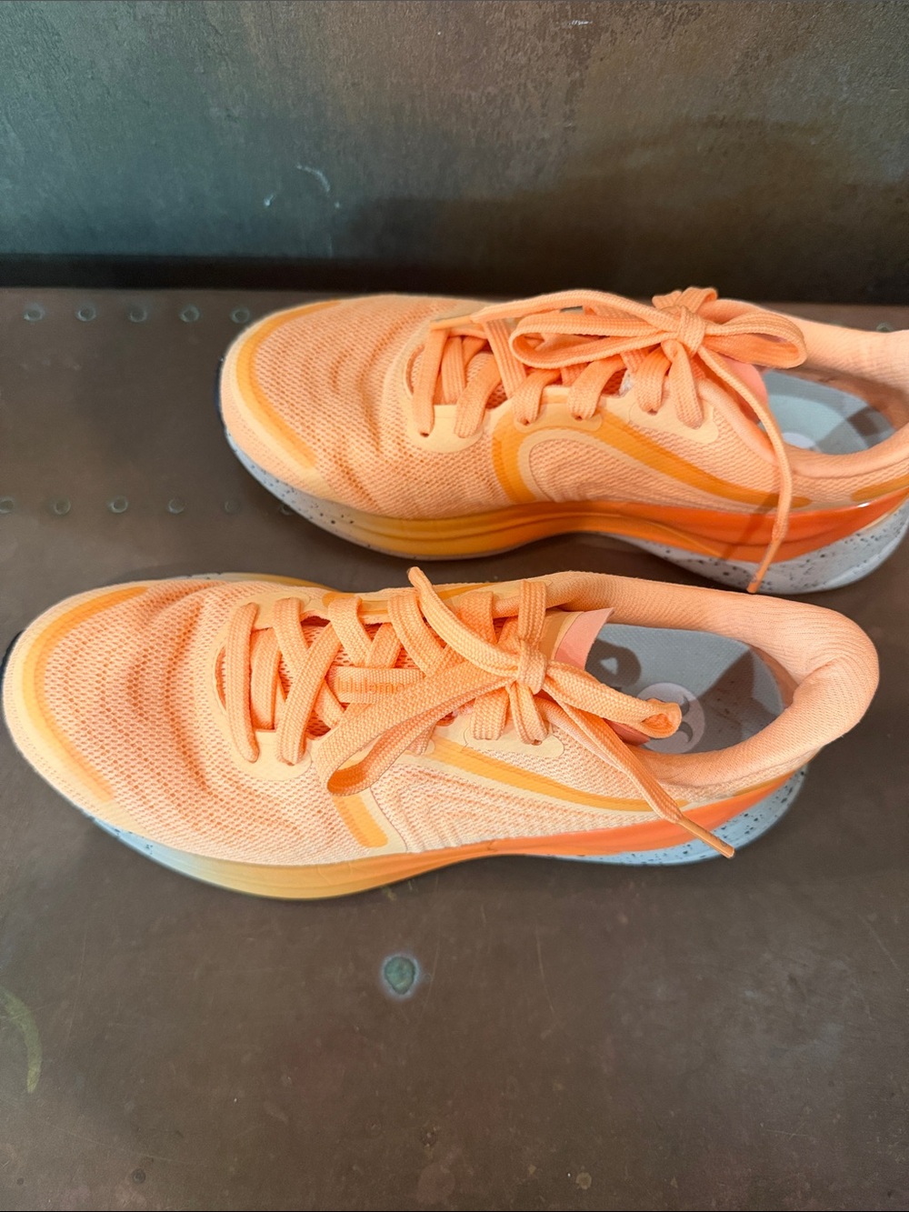 LuluLemon Women's  Blissfeel 2 Running Orange Running Sneakers - Picture 3 of 7